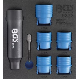 Insert de servante d'atelier 1/6 : Jeu de brosses de nettoyage pour goujons et boulons d’écrous de roues