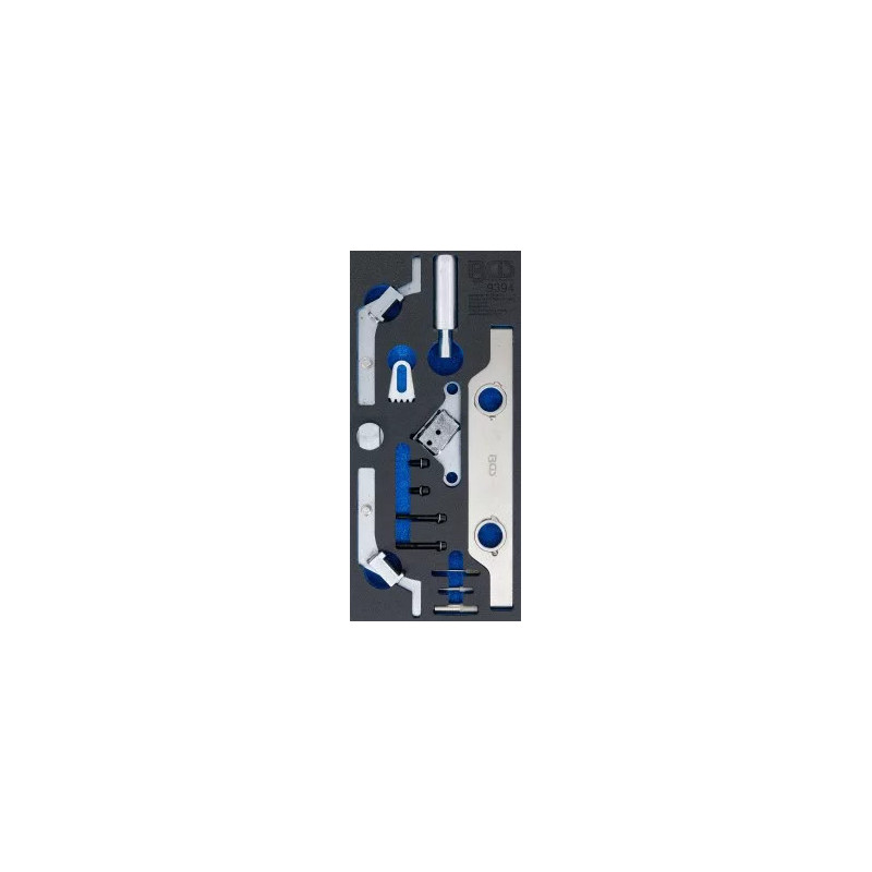 Insert de servante d'atelier 1/3 : Coffret de calage | pour Opel, Saab, Chevrolet 2.0l / 2.4l Insert de servante d'atelier 1/3 : Coffret de calage | pour Opel, Saab, Chevrolet 2.0l / 2.4l