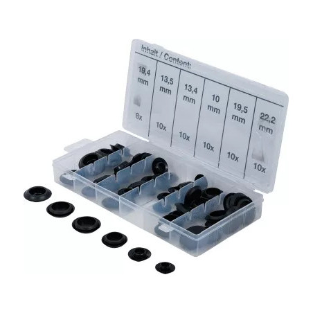 Assortiment de bouchons en matière plastique | 58 pièces