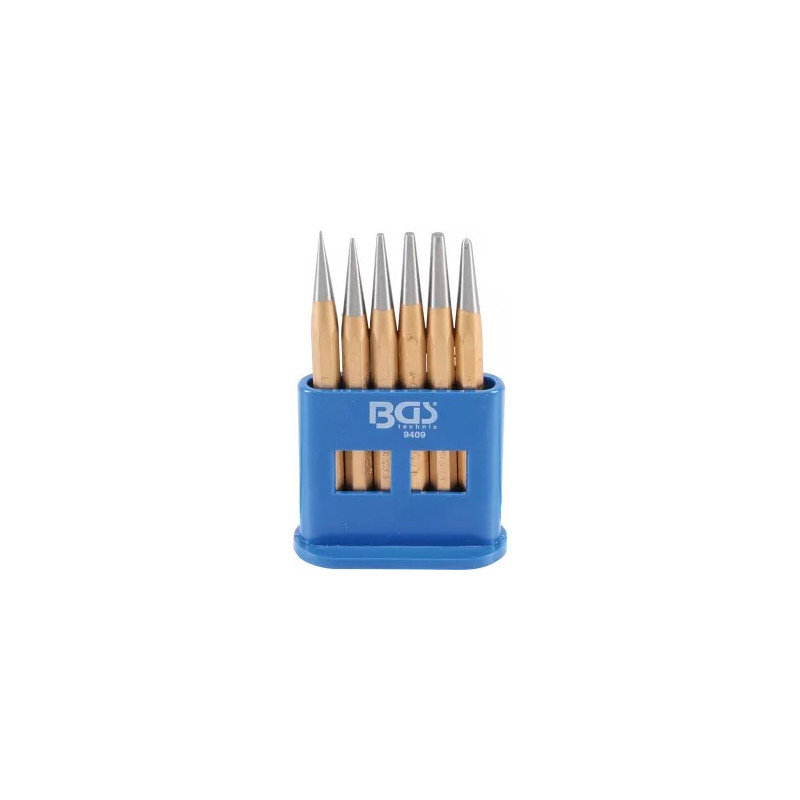 Jeu de chasse-goupilles/pointeaux | 120 mm | 1 - 5 mm | 6 pièces Jeu de chasse-goupilles/pointeaux | 120 mm | 1 - 5 mm | 6 pièces