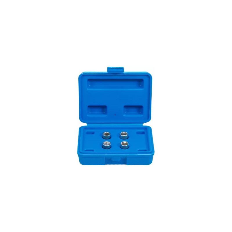Douille spéciale pour étrier de frein | transmission par hexagone mâle 12 mm | 4 pièces Douille spéciale pour étrier de frein | transmission par hexagone mâle 12 mm | 4 pièces