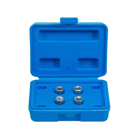 Douille spéciale pour étrier de frein | transmission par hexagone mâle 12 mm | 4 pièces