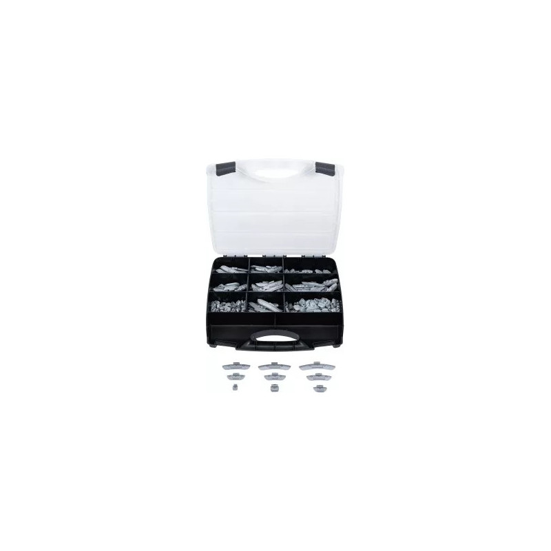 Assortiment de poids d’équilibrage | 320 pièces Assortiment de poids d’équilibrage | 320 pièces