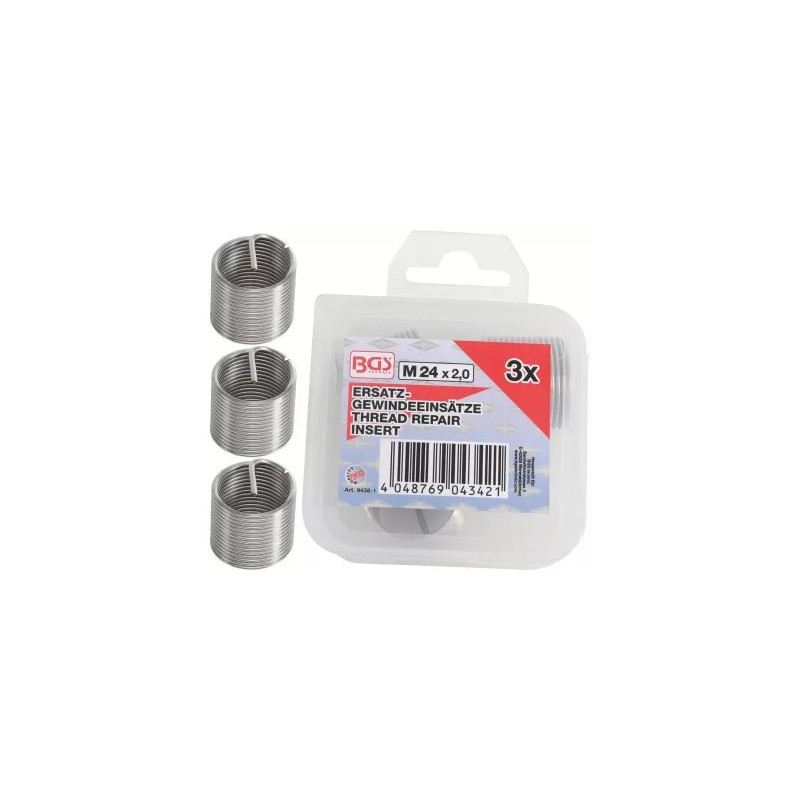 Inserts taraudés | M24 x 2,0 mm | 3 pièces Inserts taraudés | M24 x 2,0 mm | 3 pièces