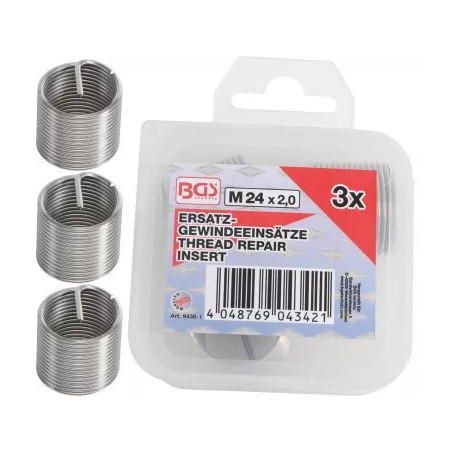 Inserts taraudés | M24 x 2,0 mm | 3 pièces