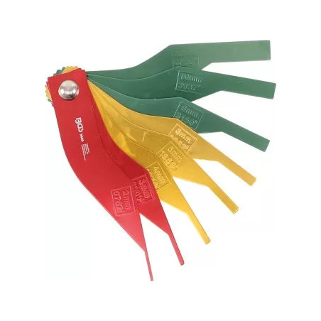 Jeu de calibres d’usure de plaquettes de frein | aluminium| 8 pièces