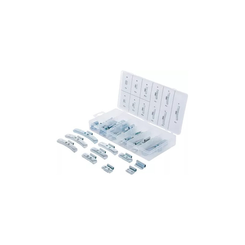 Assortiment de poids d’équilibrage | 36 pièces Assortiment de poids d’équilibrage | 36 pièces