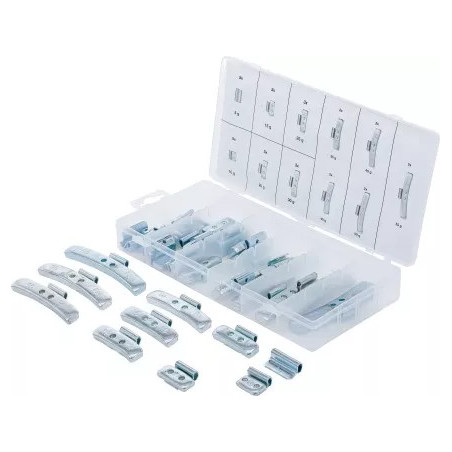 Assortiment de poids d’équilibrage | 36 pièces