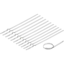 Jeu de brides à collier à essieu | 9 mm | 12 pièces