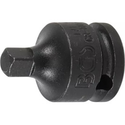 Adaptateur de clé à douille à choc | femelle 10 mm (3/8") - mâle 6,3 mm (1/4")