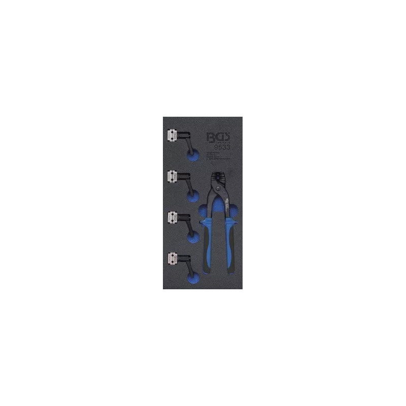 Insert de servante d'atelier 1/3 : Kit de cintrage de tuyaux de freins avec colliers | 4,75 + 6 mm Insert de servante d'atelier 1/3 : Kit de cintrage de tuyaux de freins avec colliers | 4,75 + 6 mm