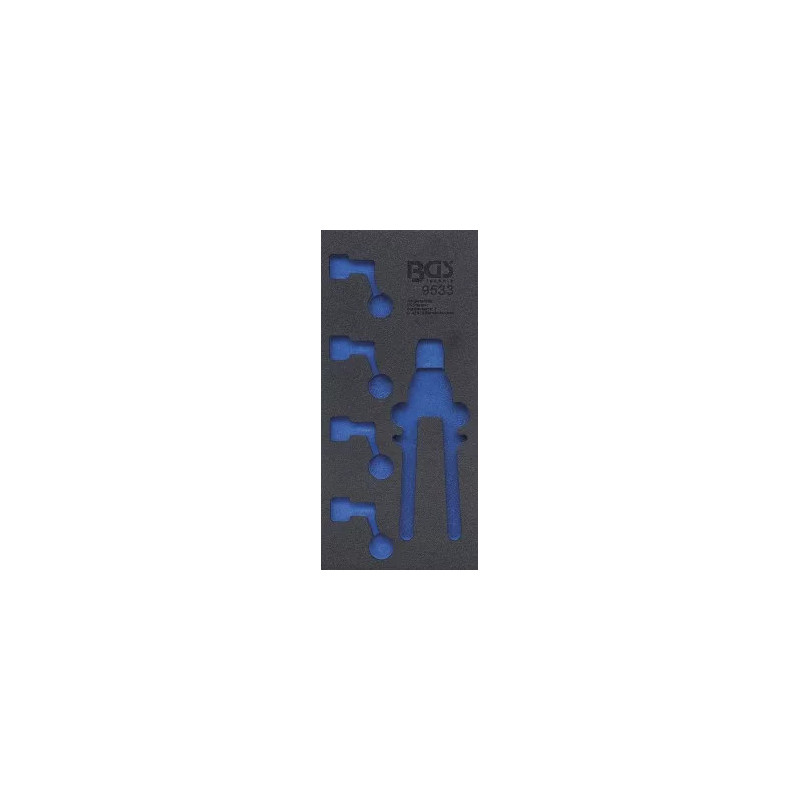 Insert de servante d’atelier 1/3 | vide | pour art. 9533 Insert de servante d’atelier 1/3 | vide | pour art. 9533