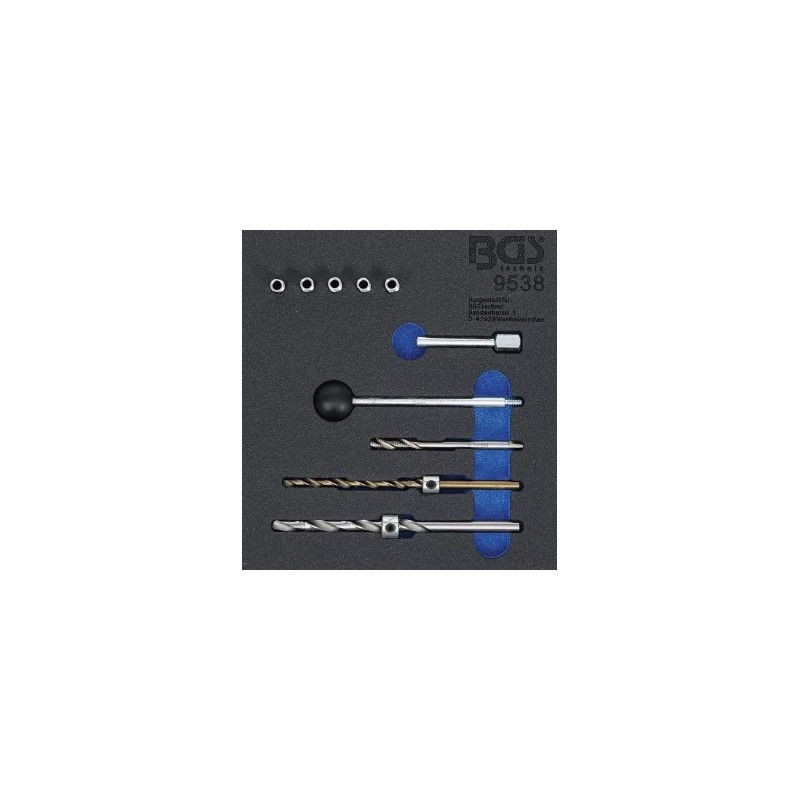 Insert de servante d'atelier 1/6: Kit de réparation de filetages | pour vis de fixation d’injecteur | 10 pièces Insert de servante d'atelier 1/6: Kit de réparation de filetages | pour vis de fixation d’injecteur | 10 pièces