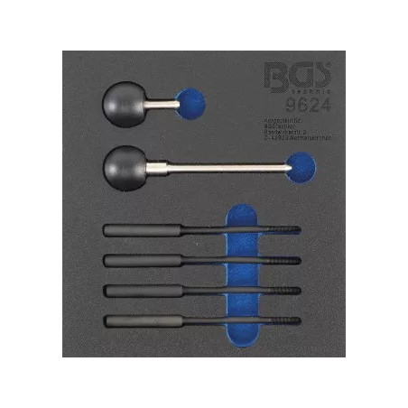 Insert de servante d'atelier 1/6 : Outil de fixation de vilebrequin | pour Porsche Boxster, 911 M96