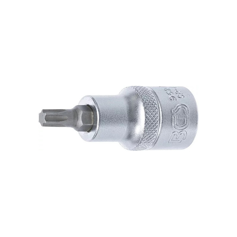 Douille à embouts | longueur 55 mm | 12,5 mm (1/2") | profil T (pour Torx) T35 Douille à embouts | longueur 55 mm | 12,5 mm (1/2") | profil T (pour Torx) T35
