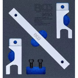 Insert de servante d'atelier 1/6 : Jeu d’outils de réglage d’arbre d’équilibrage | pour Mercedes-Benz OM651