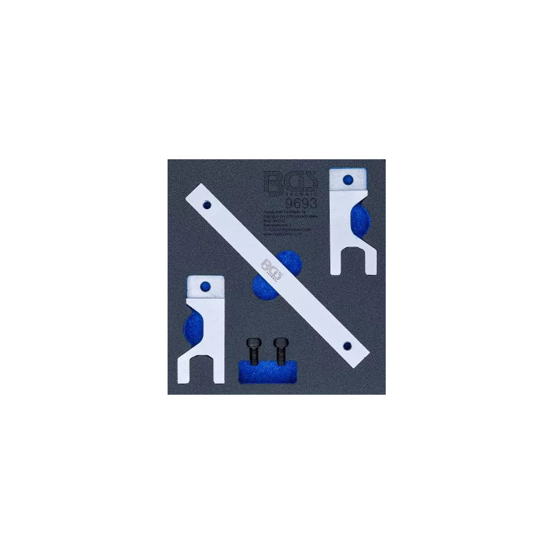 Insert de servante d'atelier 1/6 : Jeu d’outils de réglage d’arbre d’équilibrage | pour Mercedes-Benz OM651 Insert de servante d'atelier 1/6 : Jeu d’outils de réglage d’arbre d’équilibrage | pour Mercedes-Benz OM651