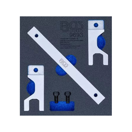 Insert de servante d'atelier 1/6 : Jeu d’outils de réglage d’arbre d’équilibrage | pour Mercedes-Benz OM651