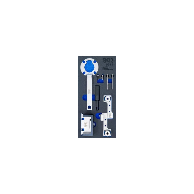 Insert de servante d'atelier 1/3 : Coffret de calage | pour Ford 2.5, Volvo 1.6 - 2.5 & 2.4D Insert de servante d'atelier 1/3 : Coffret de calage | pour Ford 2.5, Volvo 1.6 - 2.5 & 2.4D