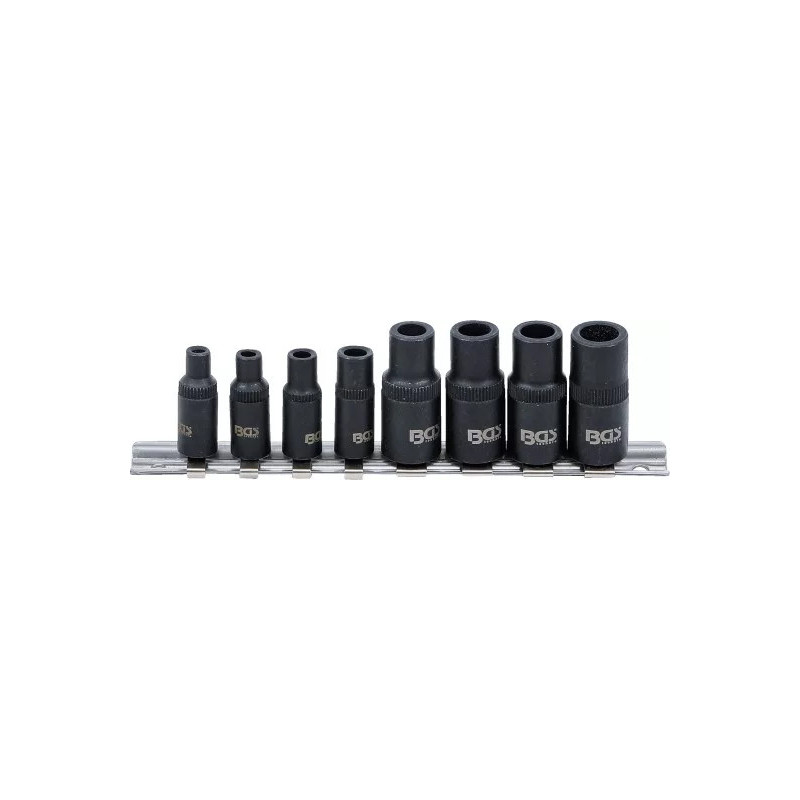 Jeu de mandrins à tarauds | 6,3 mm (1/4") / 10 mm (3/8") | magnétique | 8 pièces Jeu de mandrins à tarauds | 6,3 mm (1/4") / 10 mm (3/8") | magnétique | 8 pièces