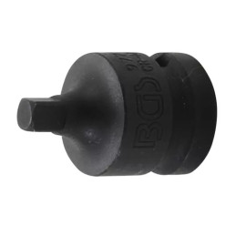 Adaptateur de clé à douille à choc | femelle 12,5 mm (1/2") - mâle 6,3 mm (1/4")