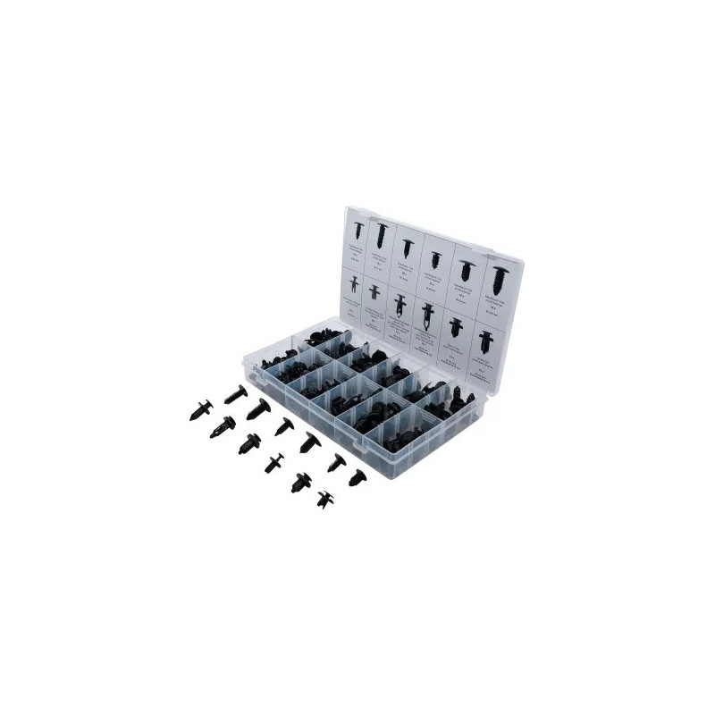 Assortiment de clips sapin plastiques | universels | 192 pièces Assortiment de clips sapin plastiques | universels | 192 pièces