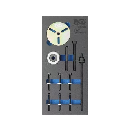 Insert de servante d'atelier 1/3 : Coffret de calage de poulie de vilebrequin | pour moteurs MINI Cooper W11