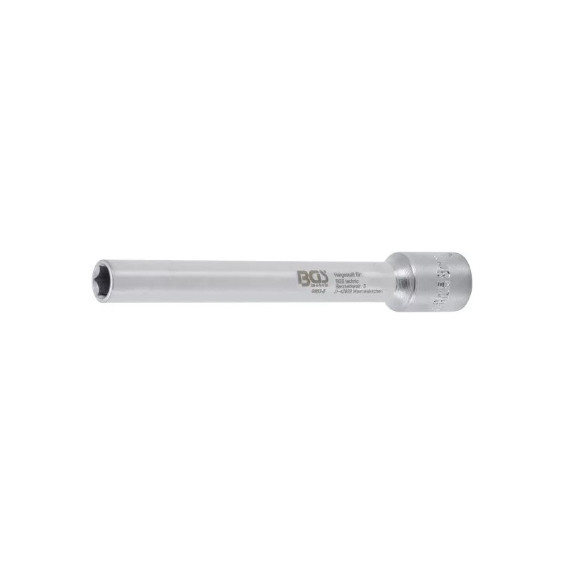 Douille, hexagonale, extra longue | transmission par carré femelle 10 mm (3/8") | 8 mm Douille, hexagonale, extra longue | transmission par carré femelle 10 mm (3/8") | 8 mm