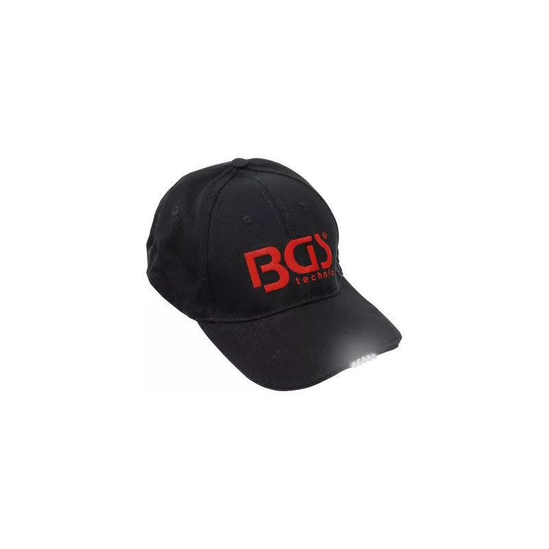 Casquette de baseball BGS | avec lumière LED Casquette de baseball BGS | avec lumière LED