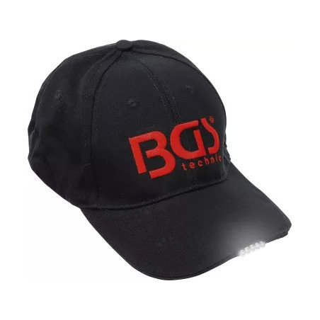 Casquette de baseball BGS | avec lumière LED