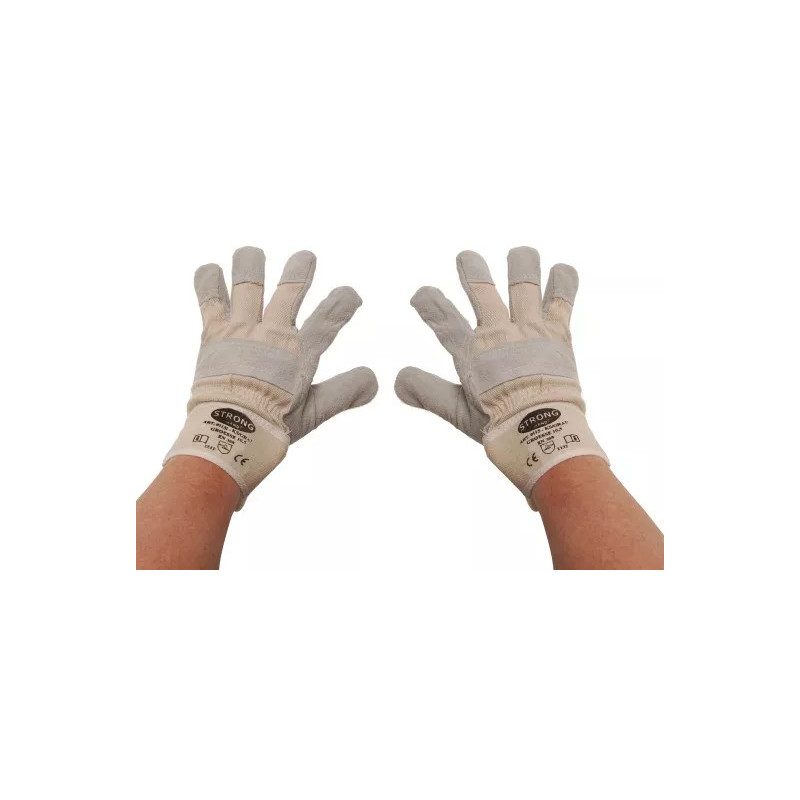 Gants de travail | cuir, rembourrés | taille 10,5 Gants de travail | cuir, rembourrés | taille 10,5