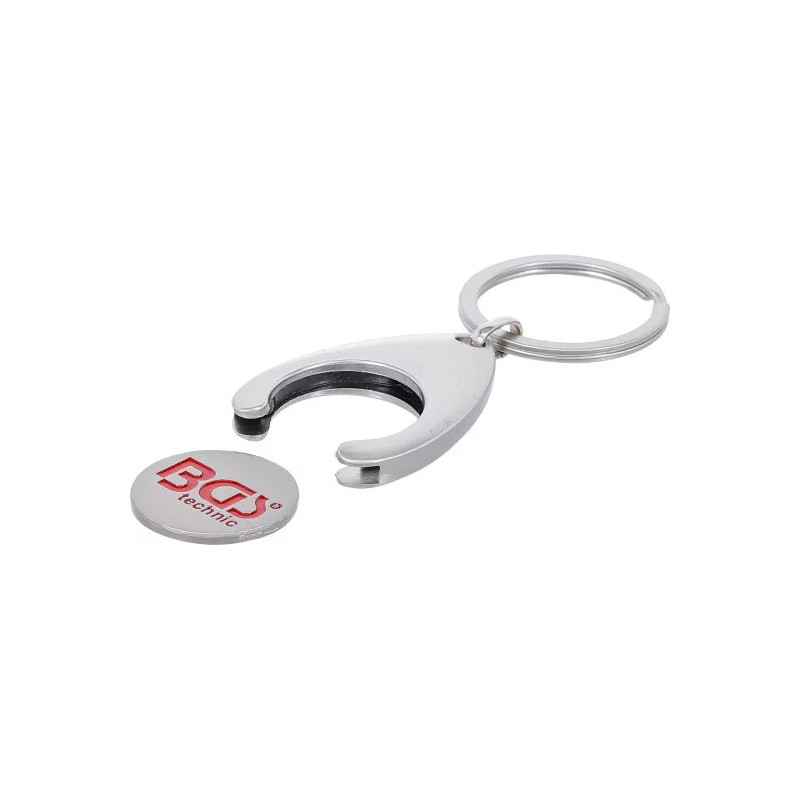 Porte clé avec Jeton pour caddy BGS® Porte clé avec Jeton pour caddy BGS®