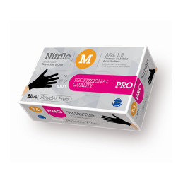 Gant à usage unique Nitrile G.Touch PRO Noir 5,0 Gr