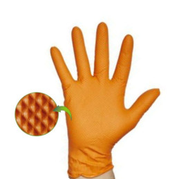 Gant à usage unique Nitrile Gentle GRIP Orange 8,5 Gr