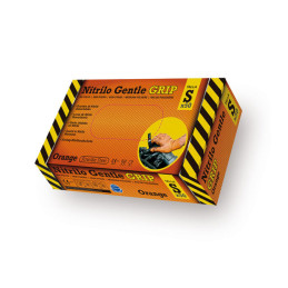 Gant à usage unique Nitrile Gentle GRIP Orange 8,5 Gr