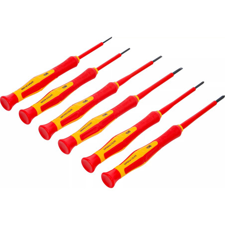 Jeu de tournevis de précision VDE | 6 pcs.