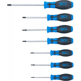 Jeu de tournevis | Profil T (pour Torx) T10 - T40 | 7 pièces