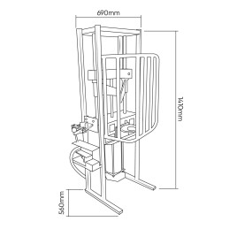 COMPRESSEUR PNEUMATIQUE À RESSORT 1T