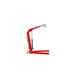 Grue d'atelier 1000 kg avec pompe hydraulique double effet