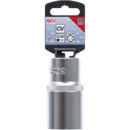 Douille pour clé, six pans, longue | 12,5 mm (1/2") | 30 mm