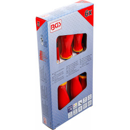 Jeu de tournevis VDE | pointe extra fine | 6 pcs.