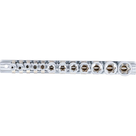 Jeu de Douilles | 6,3 mm (1/4") + 10 mm (3/8") | E4 - E20 | 12 pièces
