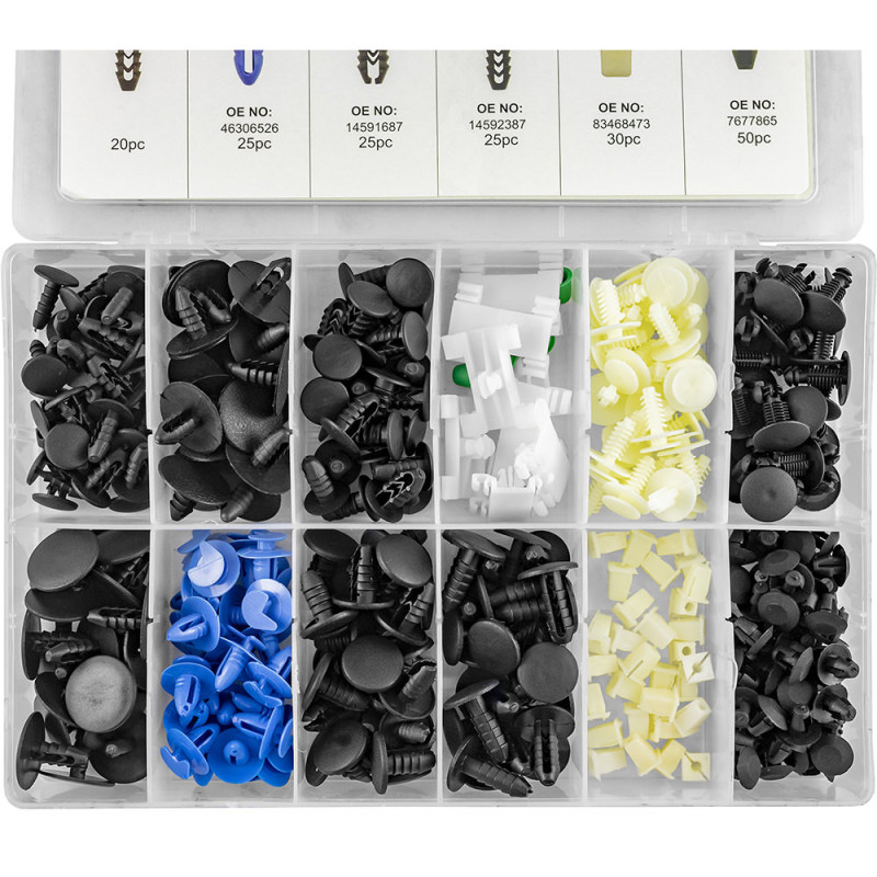 ÉTUI CLIPS EN PLASTIQUE POUR FIAT 308 PCS ÉTUI CLIPS EN PLASTIQUE POUR FIAT 308 PCS