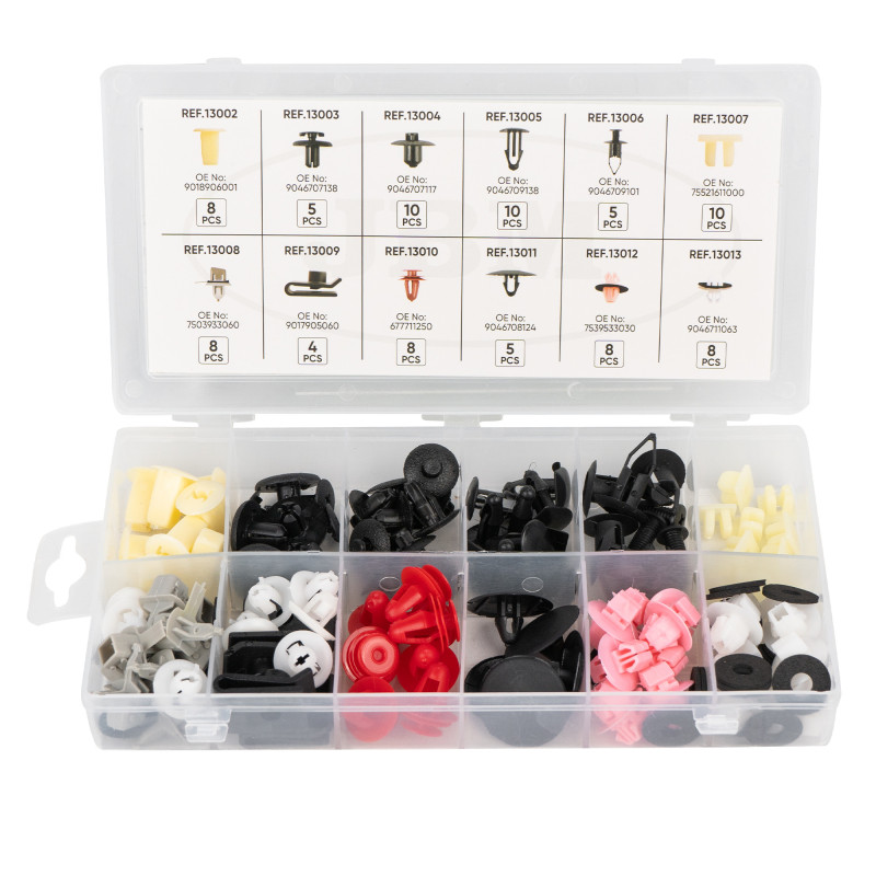 ÉTUI DE CLIPS EN PLASTIQUE POUR TOYOTA / LEXUS 89 PCS ÉTUI DE CLIPS EN PLASTIQUE POUR TOYOTA / LEXUS 89 PCS