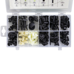 ÉTUI DE CLIPS EN PLASTIQUE POUR TAPISSERIE BMW MINI 112 PCS