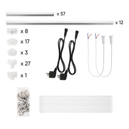 ENSEMBLE DE PLAFONNIERS LED HEXAGONAUX