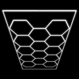 ENSEMBLE DE PLAFONNIERS LED HEXAGONAUX