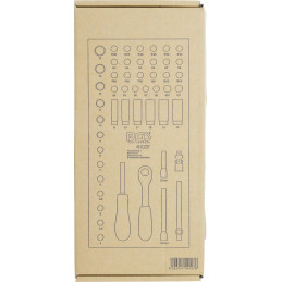 Jeu de douilles | 6,3 mm (1/4") | 50 pièces