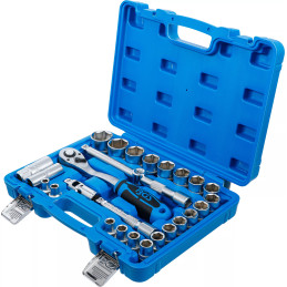 Coffret de douilles | 12,5 mm (1/2") | 8 - 32 mm | 27 pièces