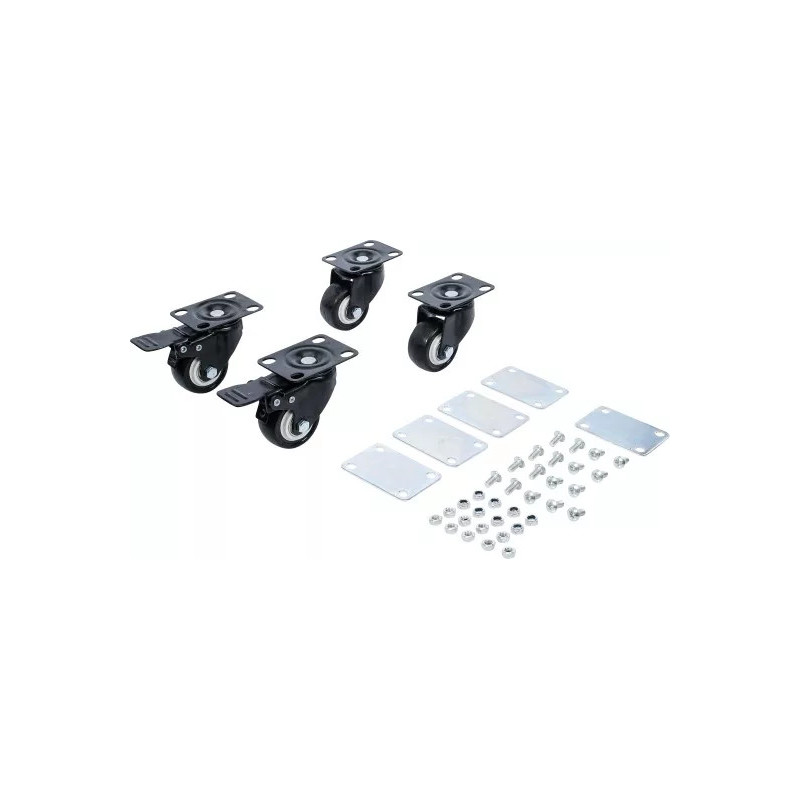 Roues pivotantes | pour coffre système chariot de visite | 4 pièces Roues pivotantes | pour coffre système chariot de visite | 4 pièces